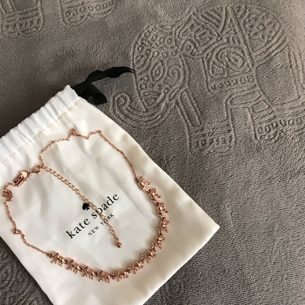 Kate Spade elephant necklace